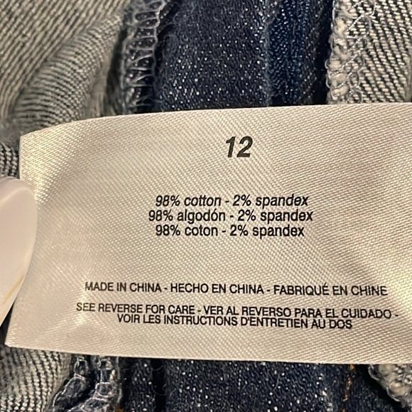 Code Bleu Wide Leg Flat Front High Waist Welt Pocket Trouser Jeans Size 12 - Picture 6 of 11